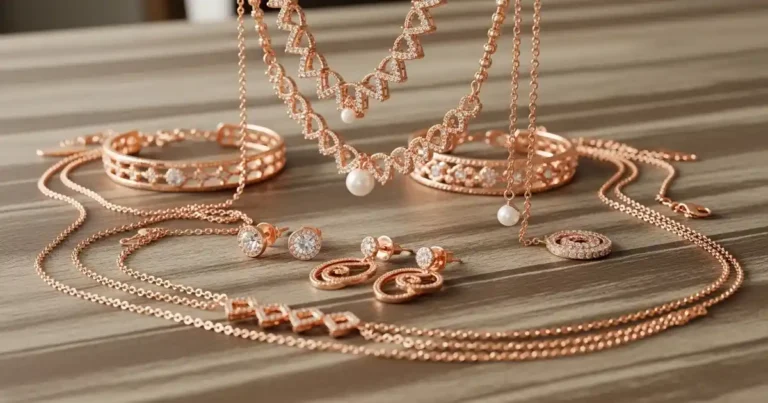 Rose Gold Artificial Jewellery