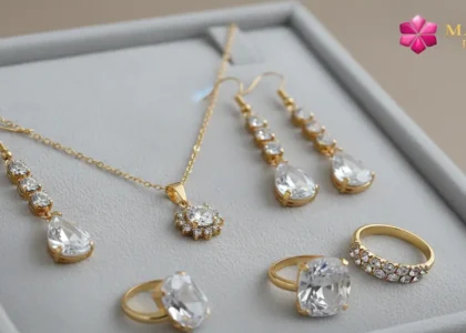 high quality artificial jewellery collection with gold plated earrings necklace sets and rings