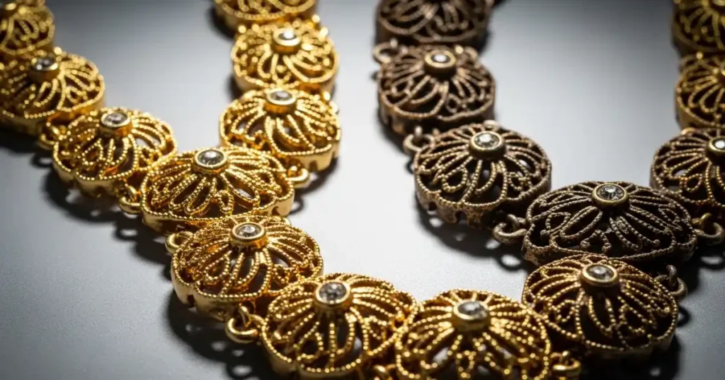 Why Artificial Jewellery Turns Black Before and After
