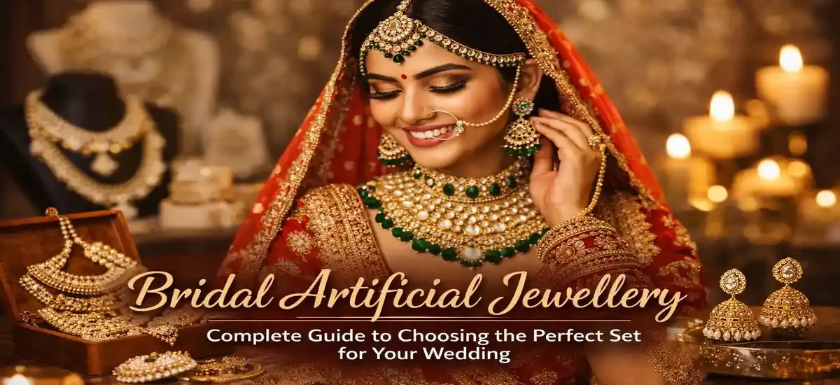 How to choose the perfect bridal artificial jewellery set with elegant bridal look and matching accessories