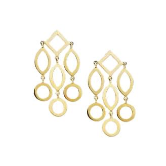 Gold earrings